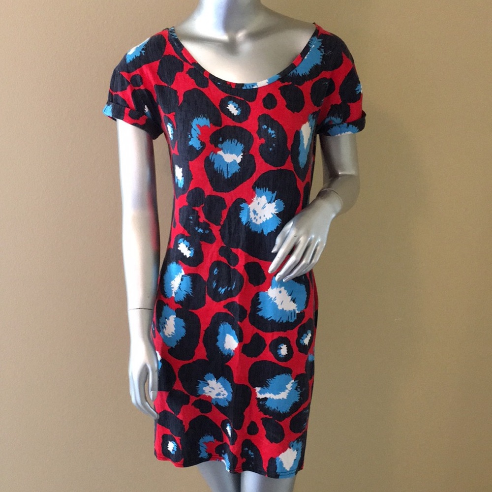 River Island Patriotic Color Floral Dress